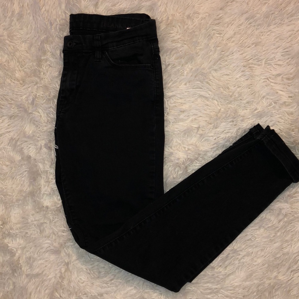 BLANK NYC black denim skinny jeans
